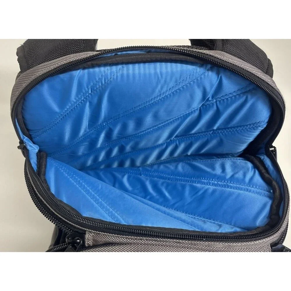 Ful Black Blue Padded Laptop Backpack Travel bag Book Bag Fūl CORE Hydration